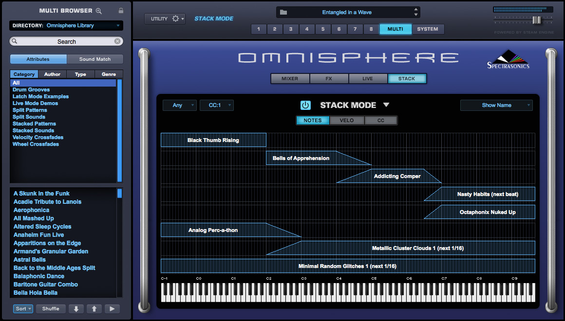 omnisphere 1 and 2 library